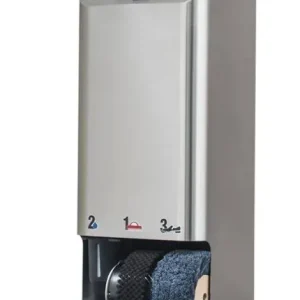 Laatste Kans Schoenpoetsmachine Quadro Plus - RVS - 2 Borstels - 380(l)x340(d)x1270(h)mm