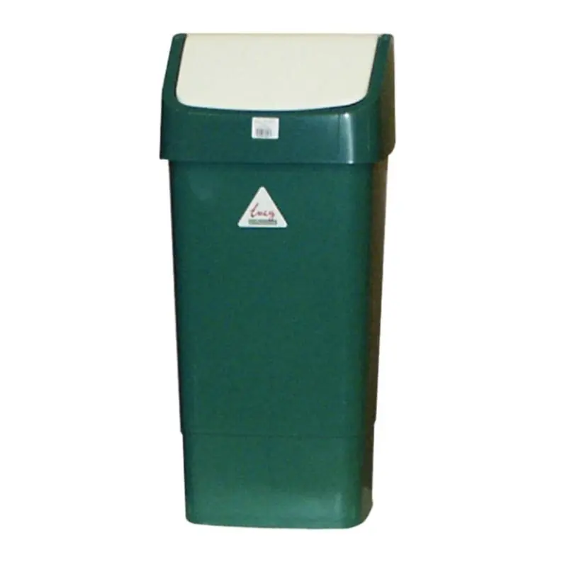 Lage Prijs Afvalbak met Schommeldeksel - 50 Liter- Groen