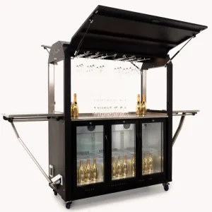 Korting Coolrolly Bar - Multifunctionele Mobiele Pop-upbar - 1850x750x(H)2040mm