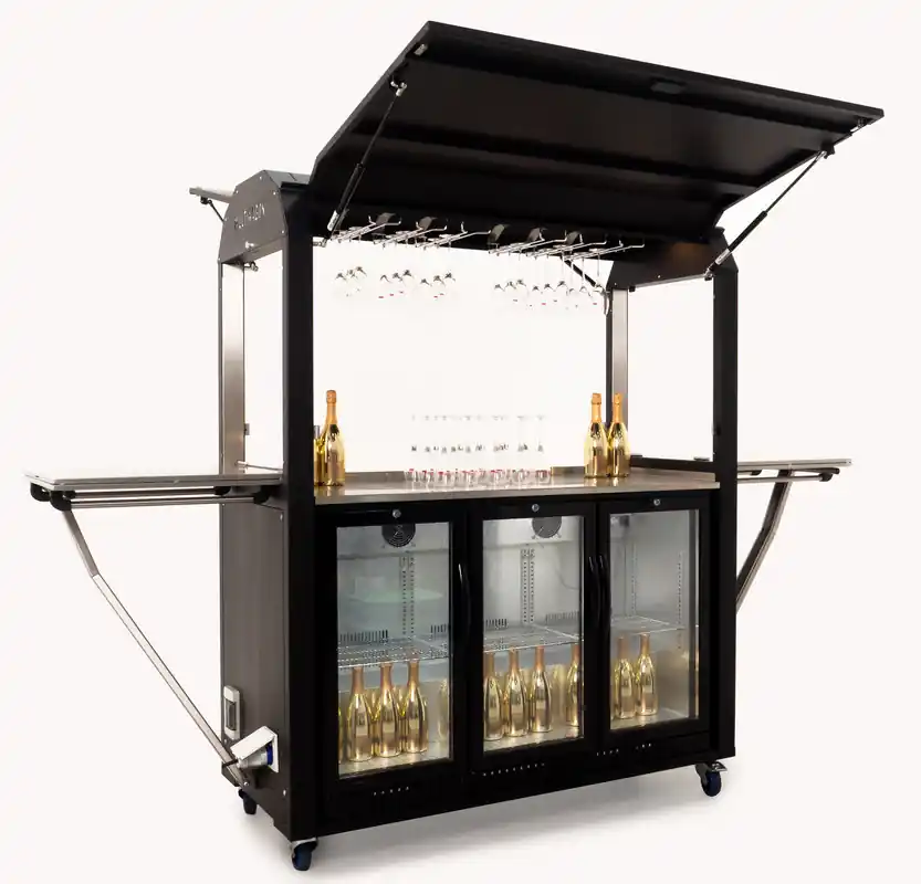 Korting Coolrolly Bar - Multifunctionele Mobiele Pop-upbar - 1850x750x(H)2040mm