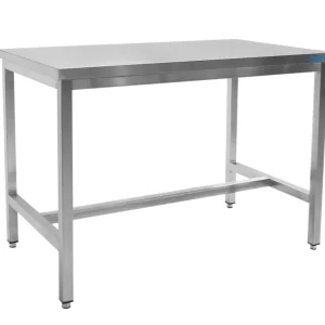 SARO RVS tafel, zonder onderblad - 700 mm D, 800 mm Weekendaanbieding
