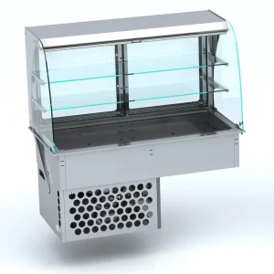 Drop In Gebogen Koelvitrine - Roll Up Merkproduct
