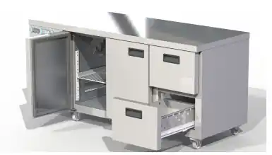 Op = Op Xtra XR3H Koelwerkbank - 2 Deurs en 2 Lades - 1775x700x(H)855mm