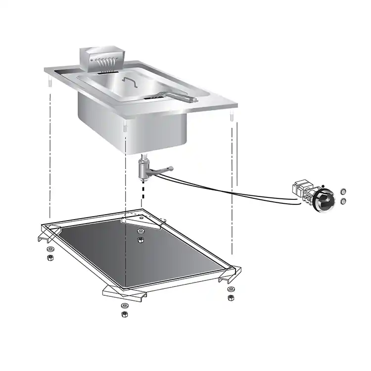 Drop-in Friteuse 10 Liter - 5kW Goedkoop