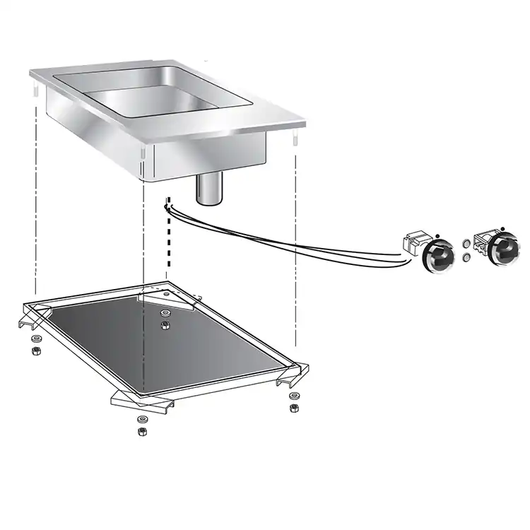 Uitverkoop Drop-in Multifunctionele Braadpan