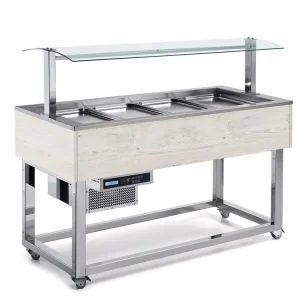 Beperkt Aanbod Afinox Buffet - Gastrobuffetten - +4°C / +8°C - ES-GREEN 6/1 GN