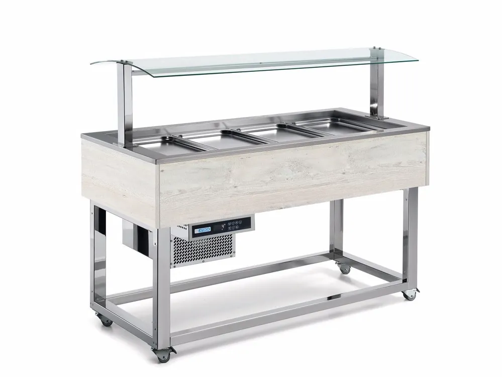 Beperkt Aanbod Afinox Buffet - Gastrobuffetten - +4°C / +8°C - ES-GREEN 6/1 GN