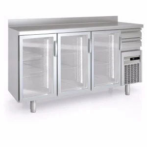 Betrouwbaar Coreco Koelkast - Backbar - Glas Deur 504 L -2°C / +8°C - FMRV-200 - 3 Deurs