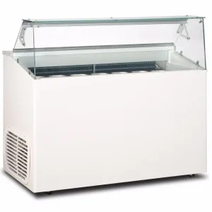 Merkproduct Framec Schepijsvitrine- Statisch 7x 5l Bakken - -15°C / -20°C - TOP 7 J - R290