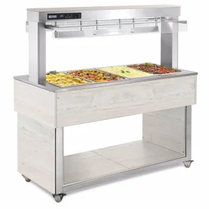 Beperkte Voorraad Afinox Buffet - Gastrobuffetten - +30°C / +90°C - TR-RED 3/1 GN
