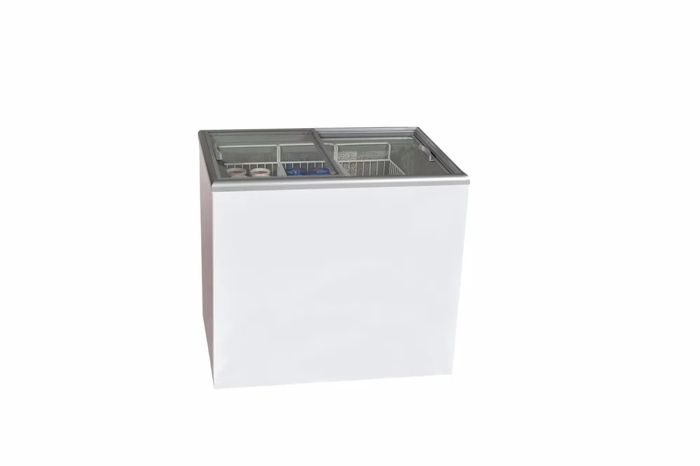 Veilige Betaling Elcold Vrieskist - Glazen Schuifdeksel - Vlak - 3 Manden - 267L - -16°C/-23°C - NOVA 35