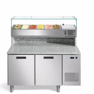 Alleen Vandaag Afinox Pizzawerkbank - +2°C / +7°C - FRESH PIZZA 2P