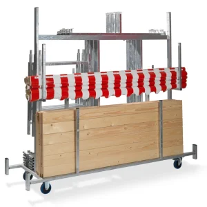 Marktkraam transportwagen - gegalvaniseerd staal Speciale Aanbieding