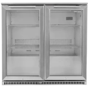 Lage Prijs AlFresco Outdoor Backbar koeler geheel roestvrij staal 2-deurs C2AF-HS-STEEL