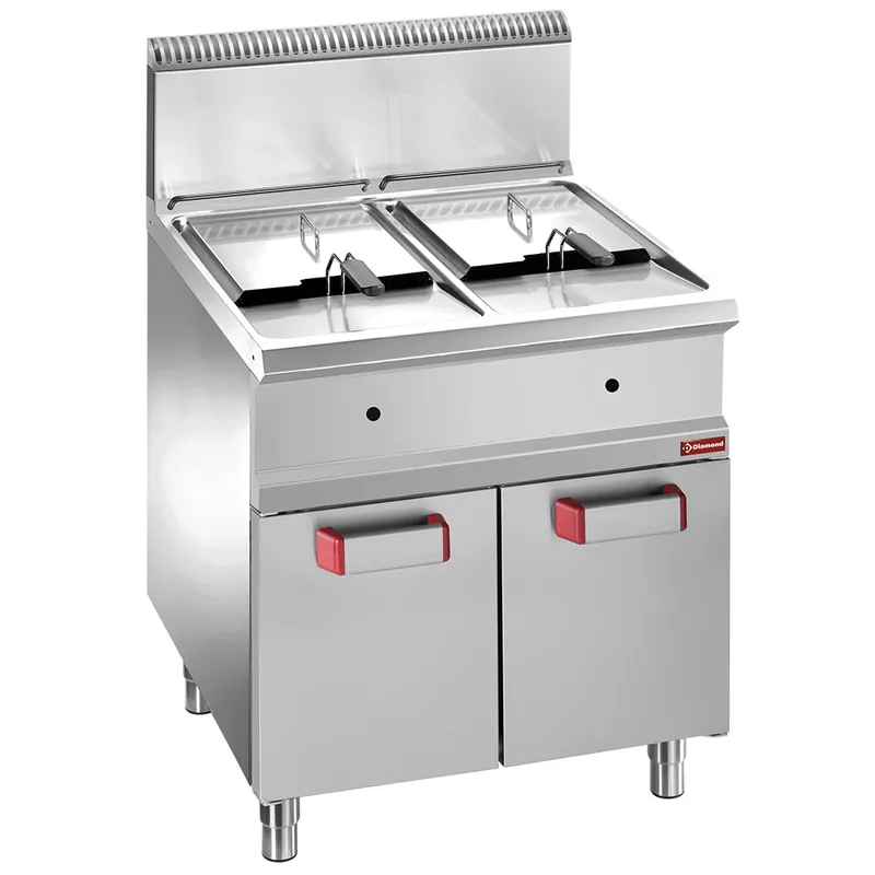 Koop Online Gas friteuse 2x 14 Liter