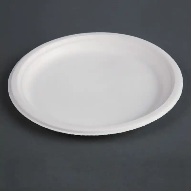 Actieprijs Composteerbare Bagasse Borden - Ø260mm - 50 Stuks