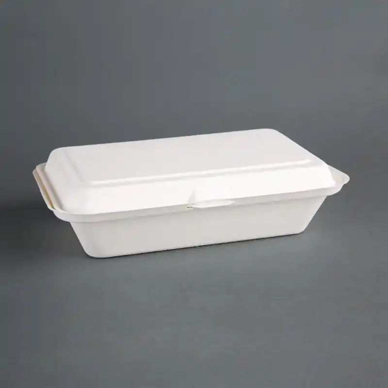 Composteerbare Bagasse Maaltijddozen - 250 Stuks - 700ml Lage Kosten