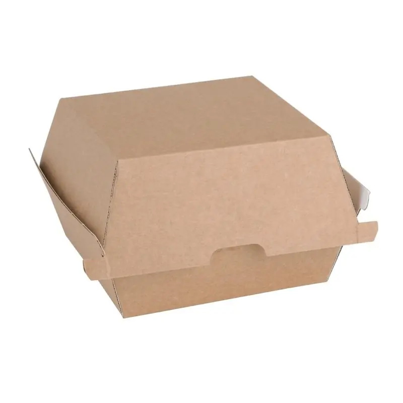 Composteerbare Hamburgerboxen Kraft - Groot - 150 Stuks Koop Vandaag