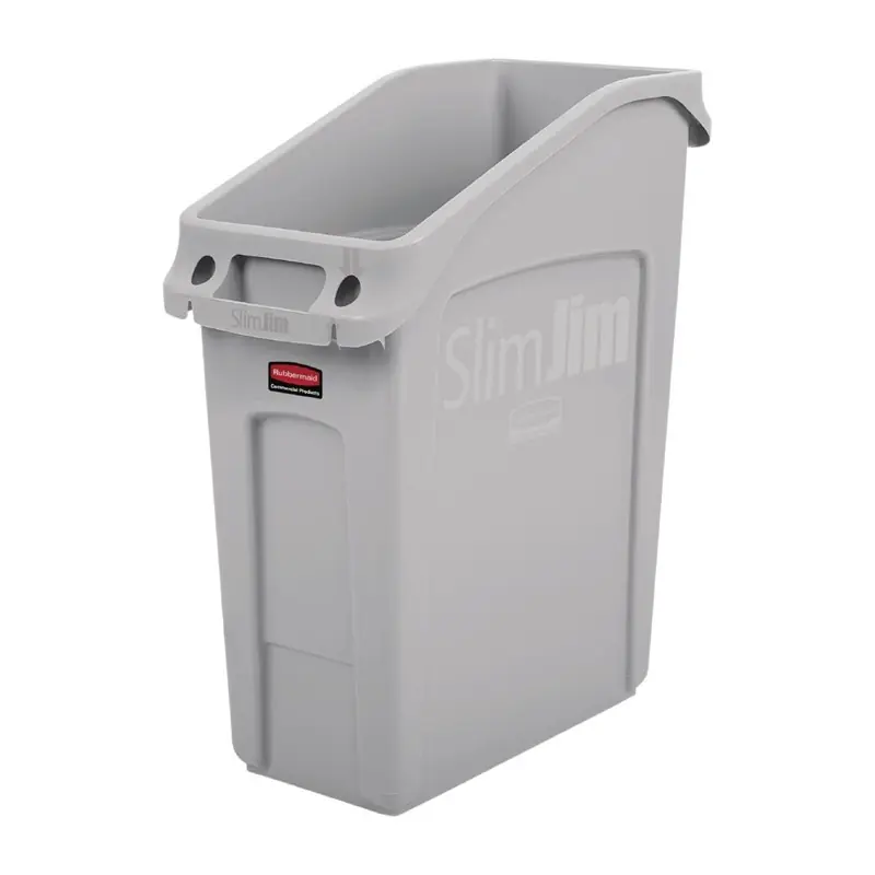 Rubbermaid Slim Jim afvalbak grijs 49L Premium