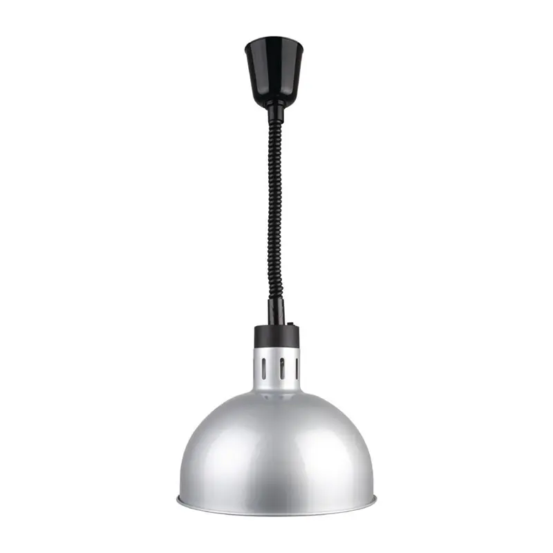 Must-Have Brede uitschuifbare warmtelamp - Zilverkleur