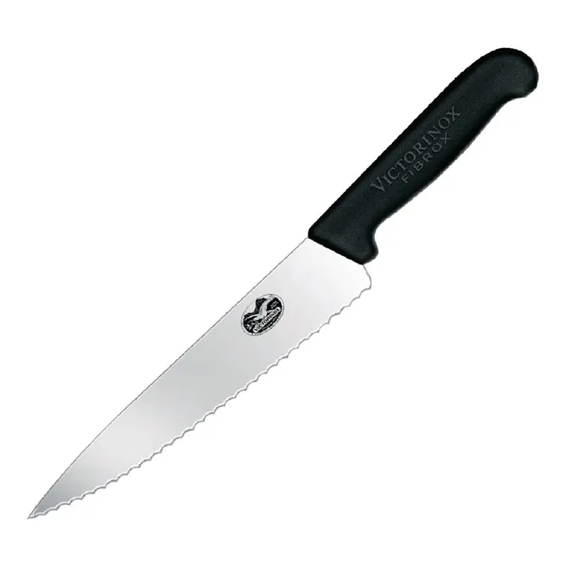 Express Levering Victorinox Fibrox gekarteld vleesmes 22cm
