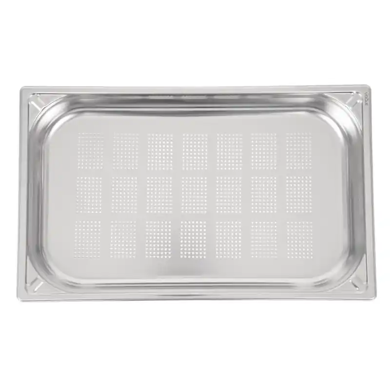 Must-Have Vogue RVS geperforeerde GN 1/1 bak 65mm