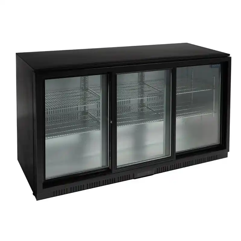 Nu Kopen Polar G-serie laag model barkoeling drie schuifdeuren 320L
