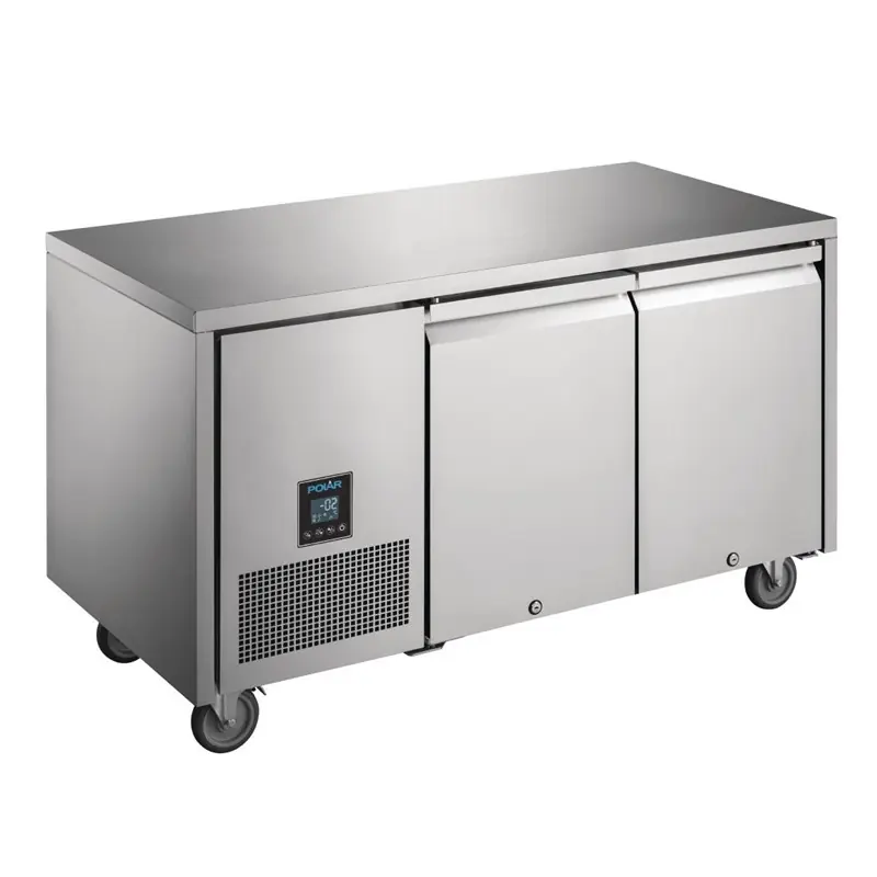 Favoriet Polar U-serie tweedeurs koelwerkbank 267L