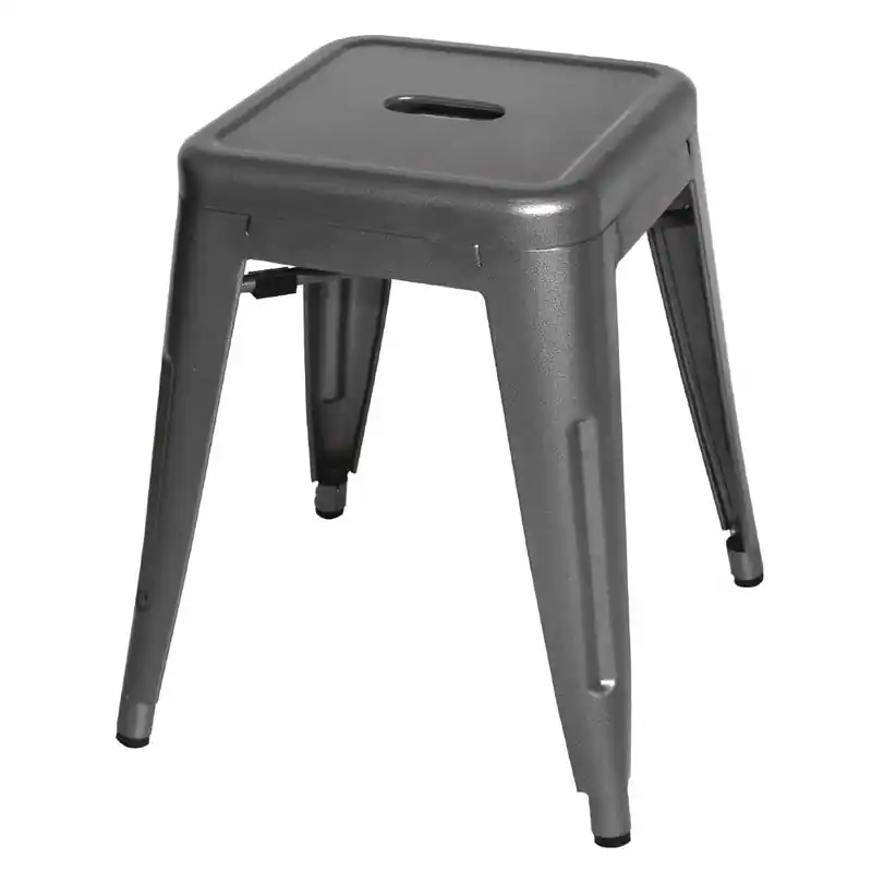 Bestseller Bolero lage bistro krukken staalgrijs 4 stuks