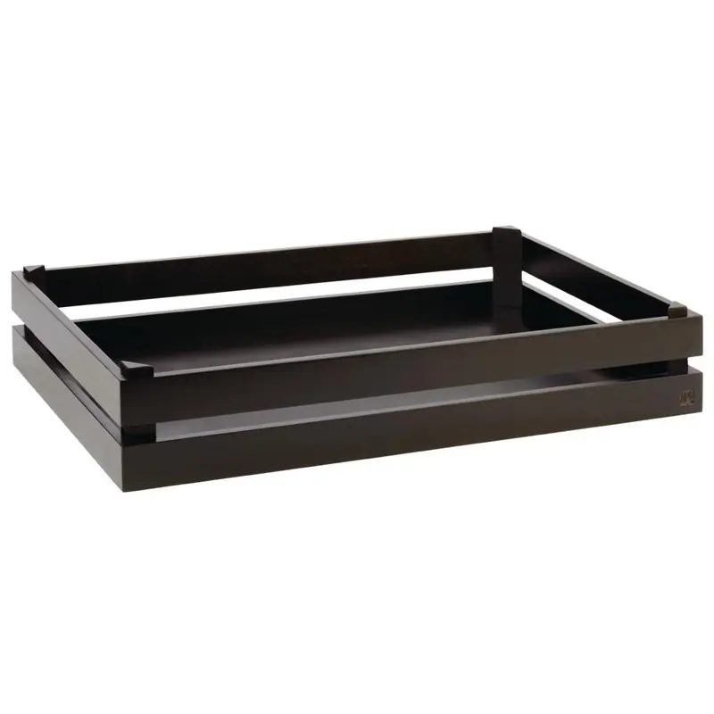APS Superbox buffetkrat GN 1/1 zwart Uitverkoop