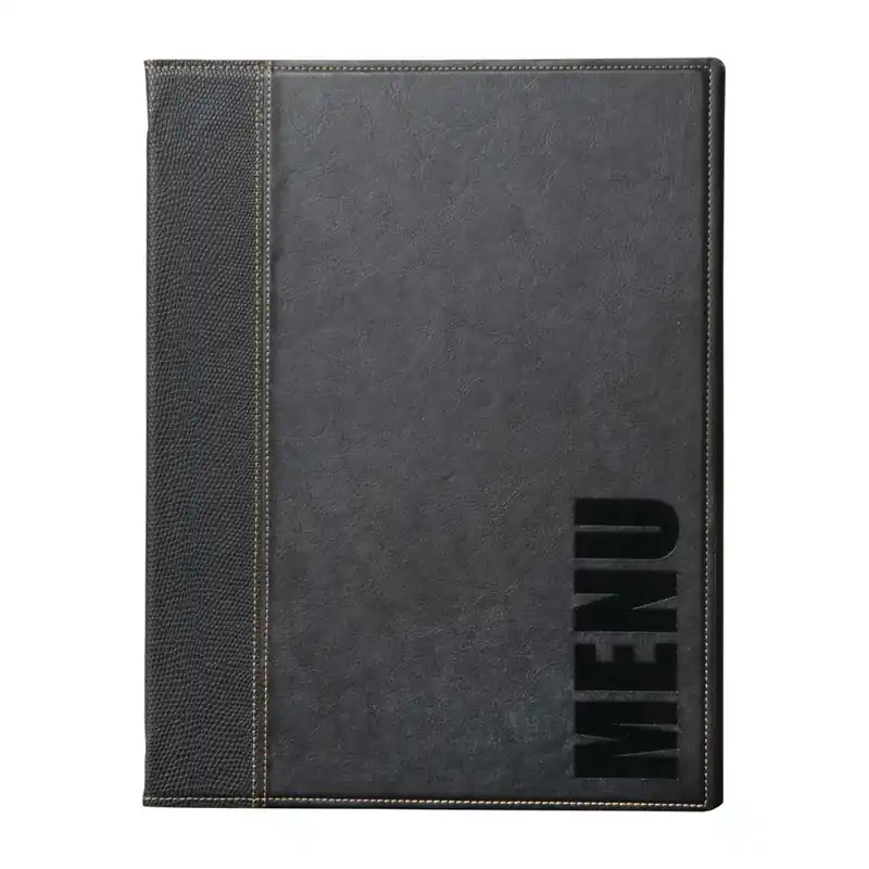 Securit Trendy menumap A5 zwart Speciale Aanbieding