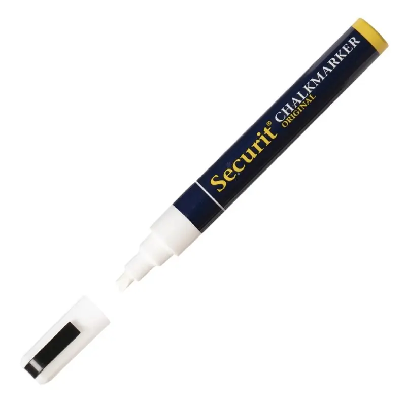 Gecertificeerd Securit wisbare krijtstift 6mm wit