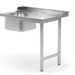 Exclusieve Aanbieding Laadtafel met spoelbak voor vaatwasser - Links