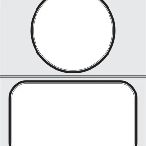 Traysealer matrix - 2 containers (1x 178x113 mm, 1x ø115 mm) Nu Kopen