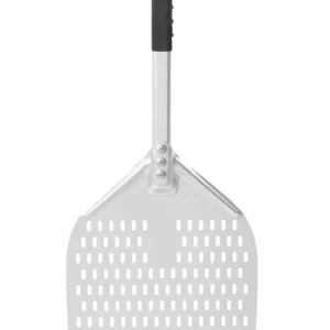 Fabrieksprijs Pizzaschep met korte steel, vierkant, geperforeerd - 710x355mm