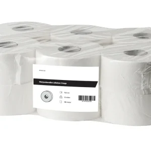 Mini jumborollen cellulose 2-laags - Verpakking 12x 180 meter Laatste Versie