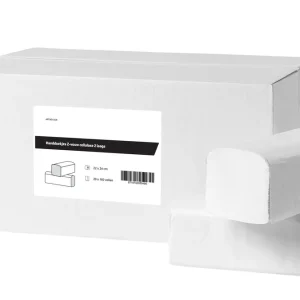 Hete Deal Handdoekjes Z-vouw cellulose 2-laags 22x24cm - Verpakking 20x 160 vellen