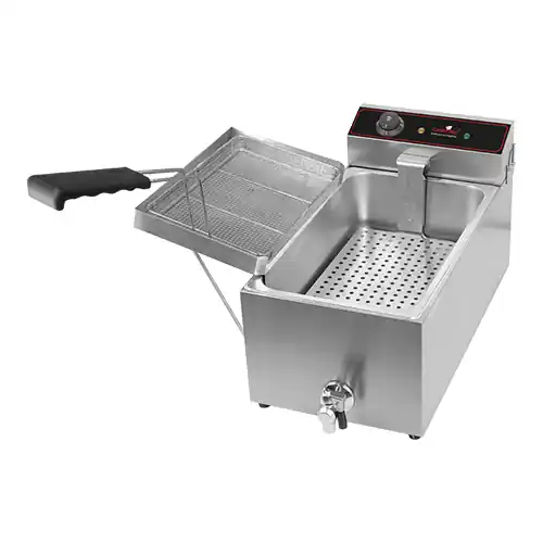 friteuse 15Liter - 3 kW - 600x707x(H)370mm Speciale Aanbieding