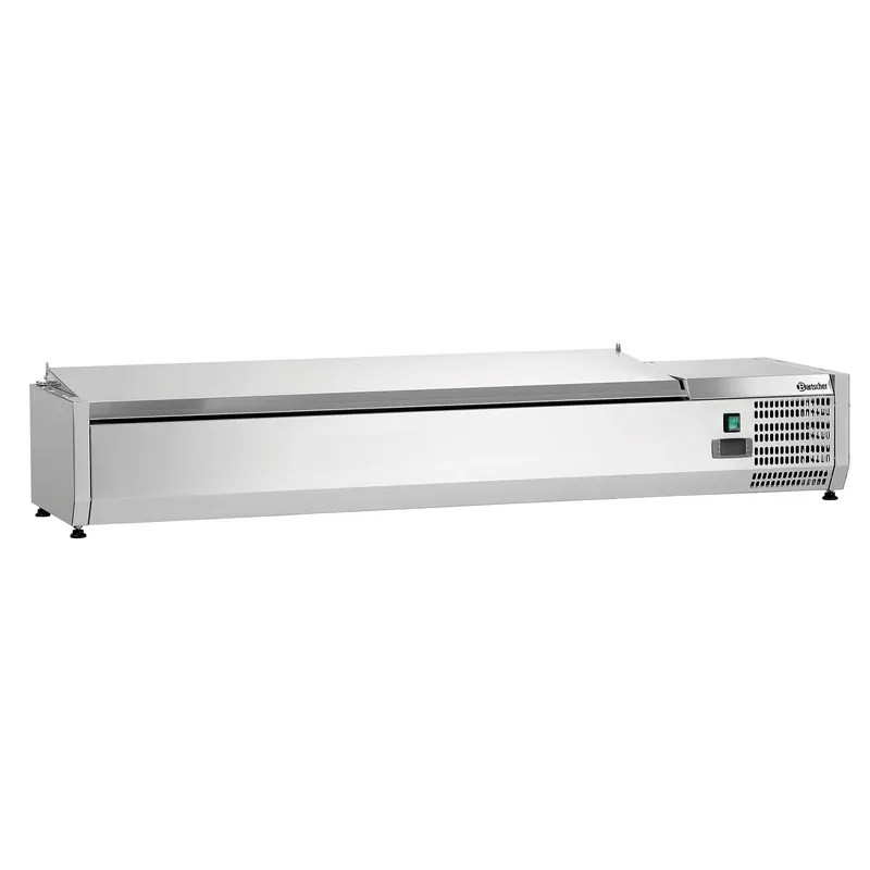 Opzetkoelvitrine 5x1/3GN+1x1/2GN - 1500x395x(h)290mm Voordeelprijs