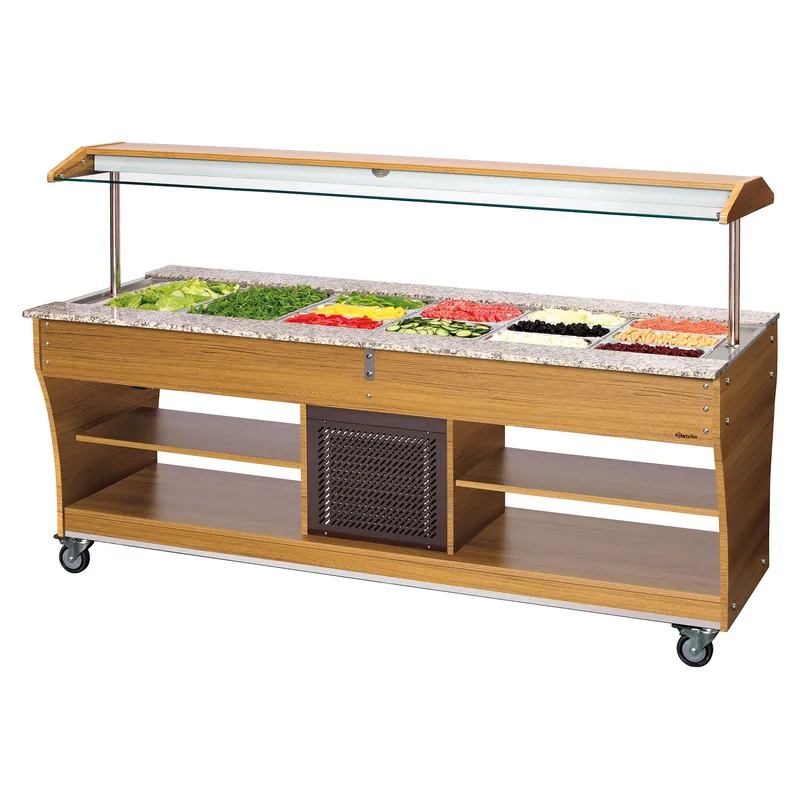 Snelle Levering Buffetwagen, koud, 6x 1/1 GN