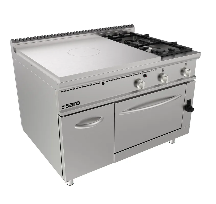 Beperkte Voorraad SARO gietijzeren kookplaat +gasoven,deur, LQ/TPG6LO