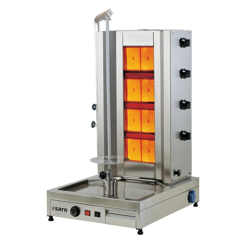 Direct Beschikbaar SARO Gaskebab / gyros grill - model Tilla 4