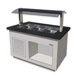 Tijdelijk Beschikbaar SARO Warm buffet model PREMIUM LINE SB-H 130 wit