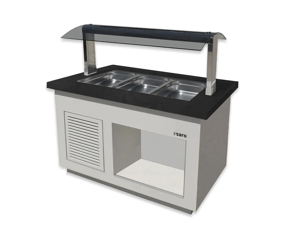 Tijdelijk Beschikbaar SARO Warm buffet model PREMIUM LINE SB-H 130 wit