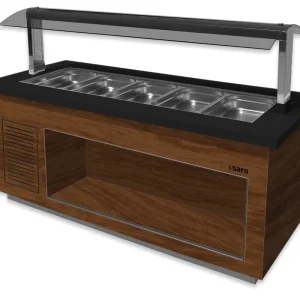 SARO Warm buffet model PREMIUM LINE SB-H 230 okkernoot Weekendaanbieding
