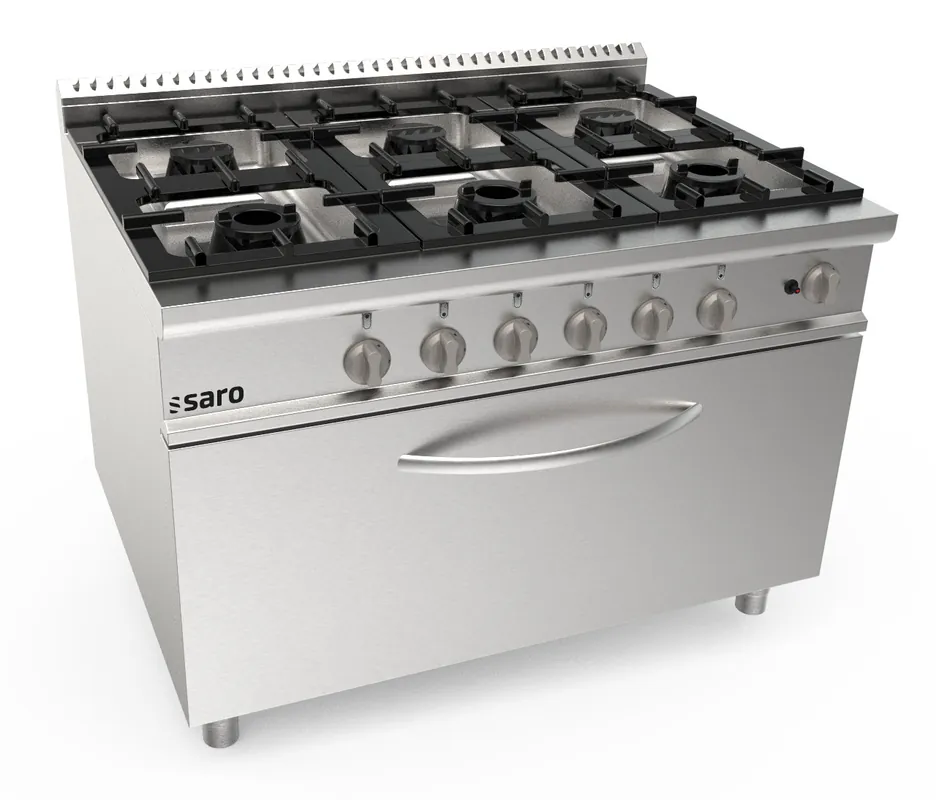 Beperkt Aanbod SARO Gasfornuis + gasoven 6 pits LQ - model LQ / CUG6FM