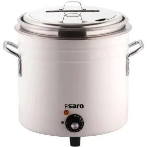 Populair Retro soepketel model retro wit