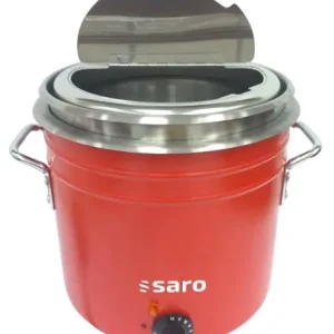SARO Retro soepketel model retro red Actieprijs