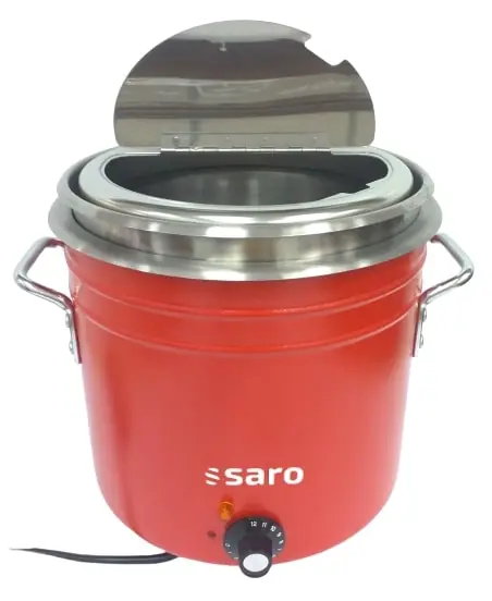 SARO Retro soepketel model retro red Actieprijs