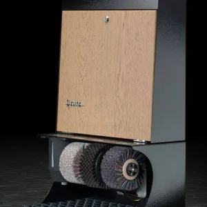 Goedkoop Schoenpoetsmachine Ronda 30 - 3 Borstels - Staal - Bright Oak - 460(l)x300(d)x790(h)mm